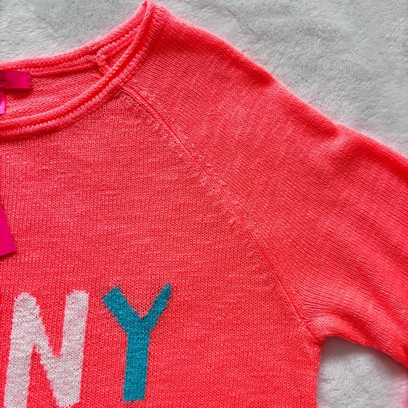 LILLY PULITZER Danette Long Sleeve Papaya Punch "Sunny" Sweater--L - Picture 3 of 14